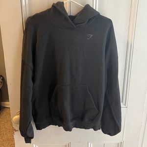 Grey gym shark sweater